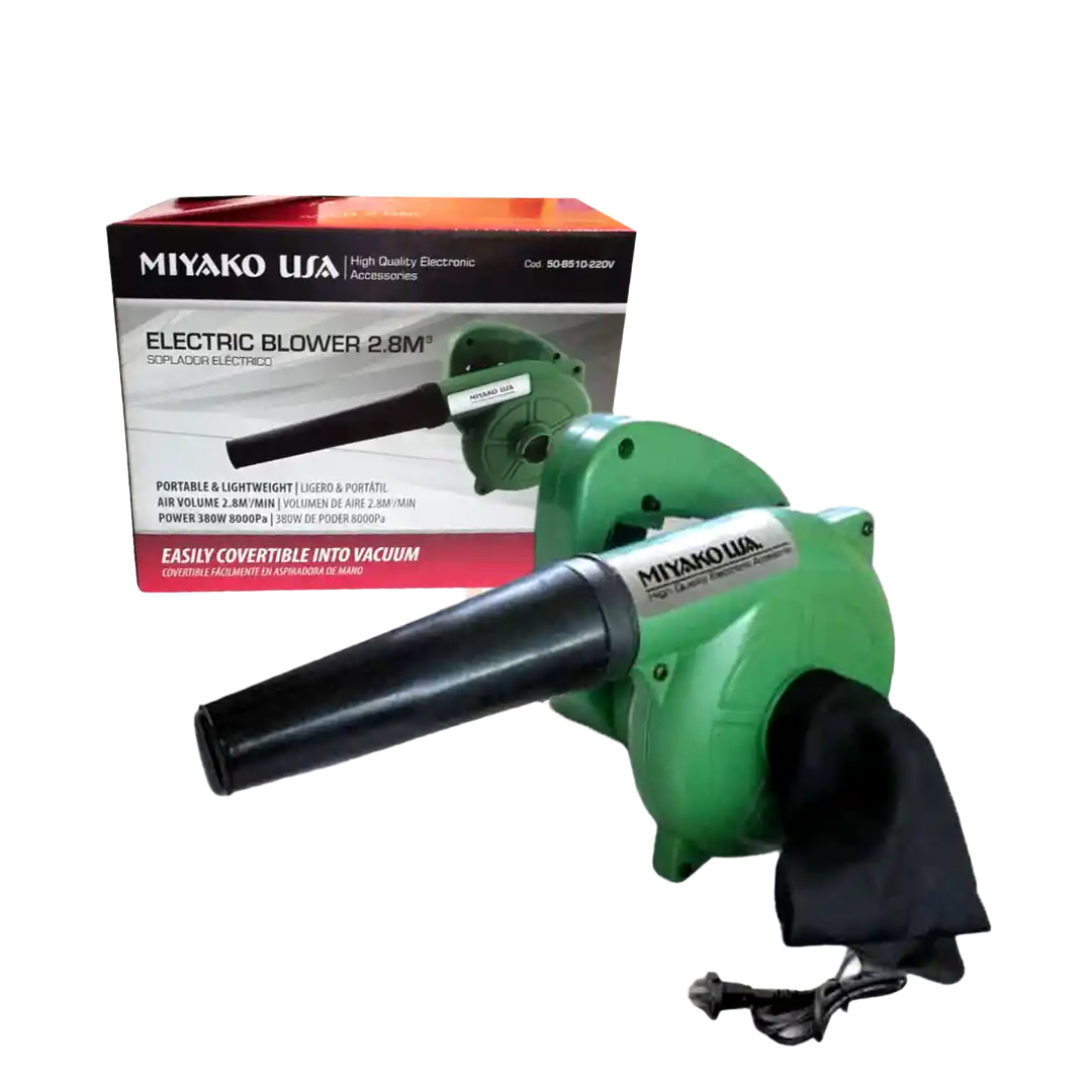  SOPLADORA PORTATIL 110v/ 50Hz MIYAKO 110V/  380w/  800Pa   