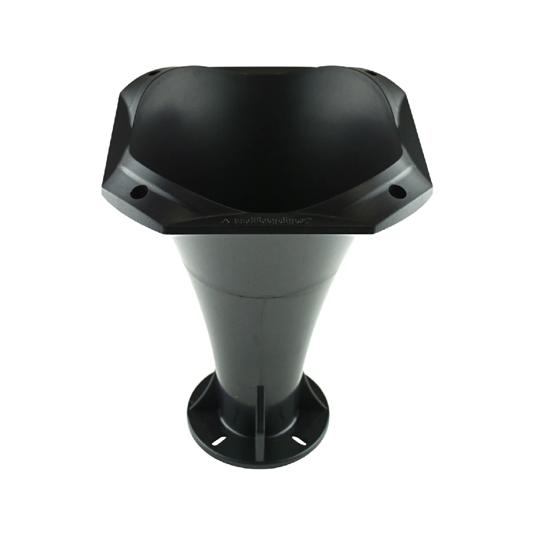  DIFUSOR 2 Pulgadas PLASTICO LARGO NEGRO 8.5 PulgadasX8.5 PulgadasX8.8 Pulgadas AUDIOPIPE   