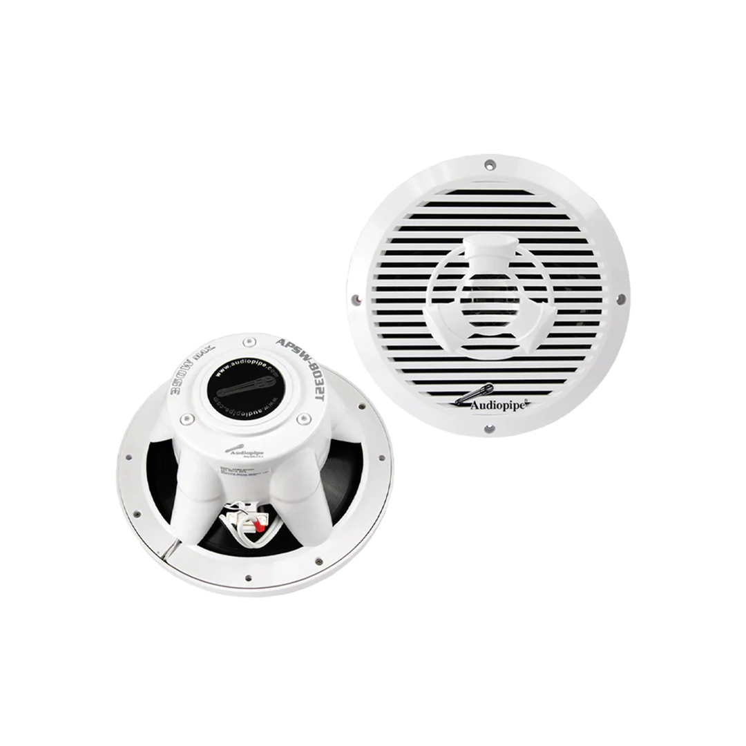  CORNETA MARINA 8 Pulgadas 350W 2 VIAS PAR AUDIOPIPE   