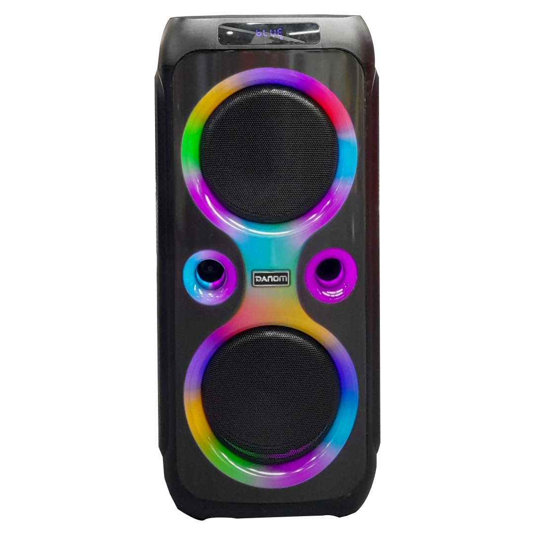  CORNETA AMPLIFICADA 10 Pulgadas DANOM MAX POWER 1100w RMS 98w USB/ KARAOKE/  110-220VAC 50/ 60HZ  