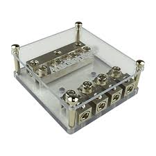 BLOCK DISTRIBUIDOR 4 VIAS AUDIOPIPE POSITIVO/ ATORNILLADO   