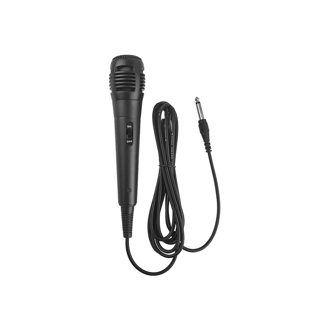  MICROFONO UNIDIRECCIONAL DYNAMICO NEGRO CON CABLE/  STUDIO Z   