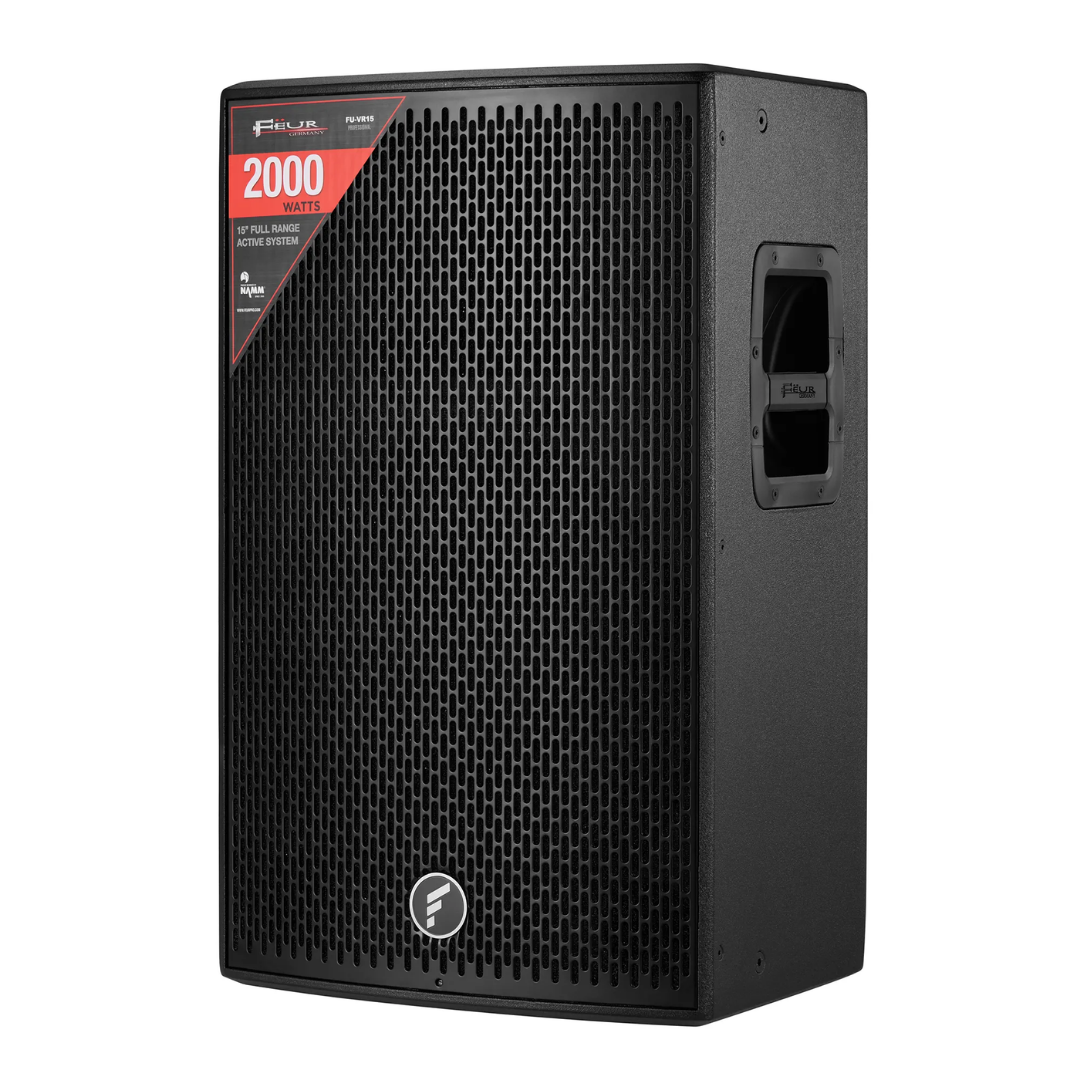  CORNETA AMPLIFICADA 15 Pulgadas 2000w FEUR FULL RANGO/ 90V-254V/ DSP/ 129 SPL 1000w RMS/ 45Hz-20KHz/ SERIE PRO  