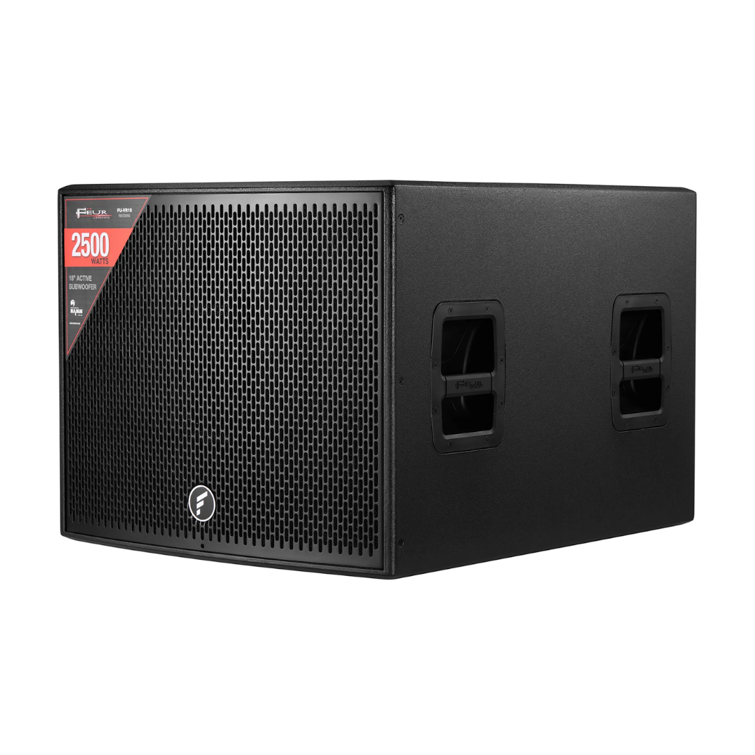  BAJO AMPLIFICADO 18 Pulgadas 2500w FEUR 132 dB /  35Hz150Hz/ SERIE PRO/  1250w RMS/  PANTALLA LCD/  4 Pulgadas VC/   