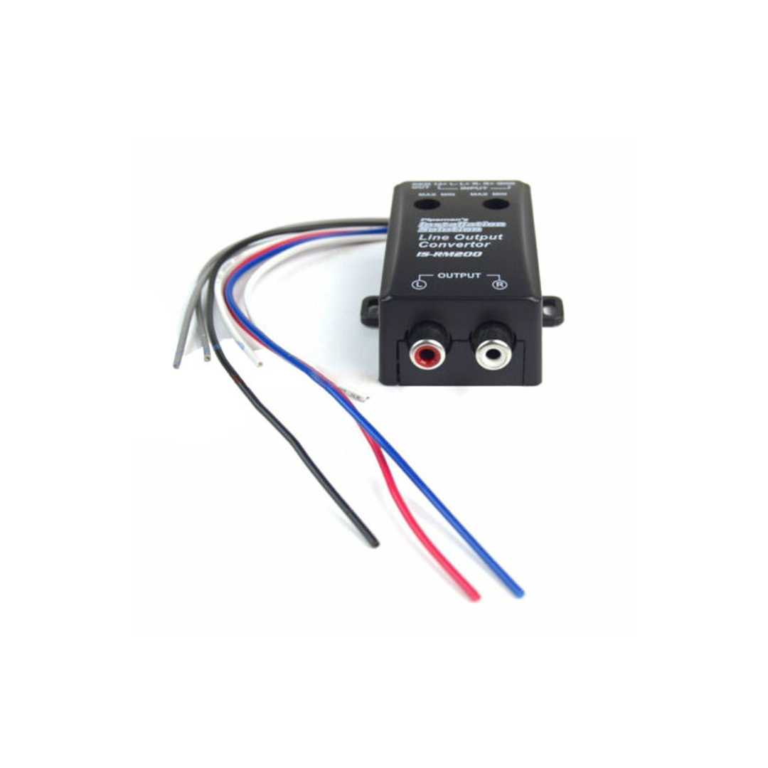  CONVERTIDOR HI/ LO CON REMOTO 2 CANALES 10-25w x CH/  BTL   