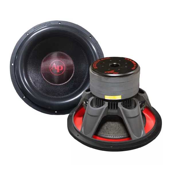  BAJO 15 Pulgadas 3000w Dvc 4 Ohm AUDIOPIPE 4 Pulgadas VC /  87dB /  20-1000Hz /  1500w RMS 5 IMANES /  CESTA ALUMINIO NEGRA  