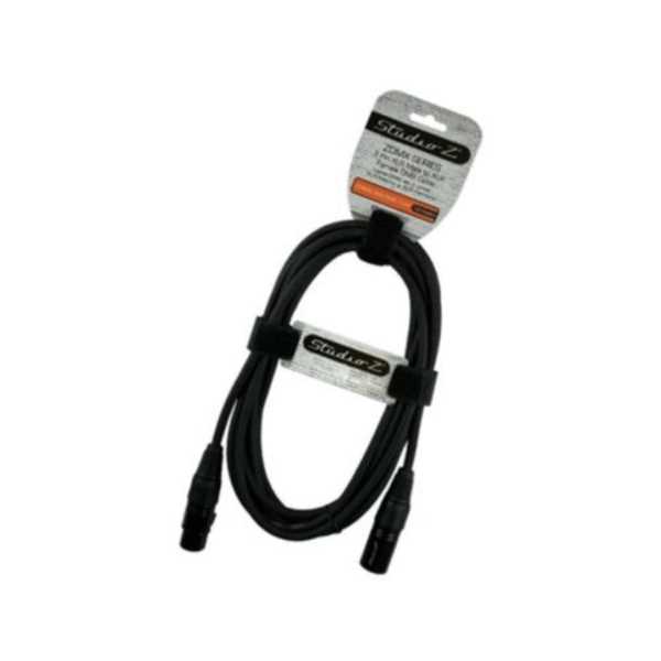  CABLE 3 PINES XLR MACHO/ XLR HEMBRA 6 MTS DMX PROFESIONAL STUDIO Z   